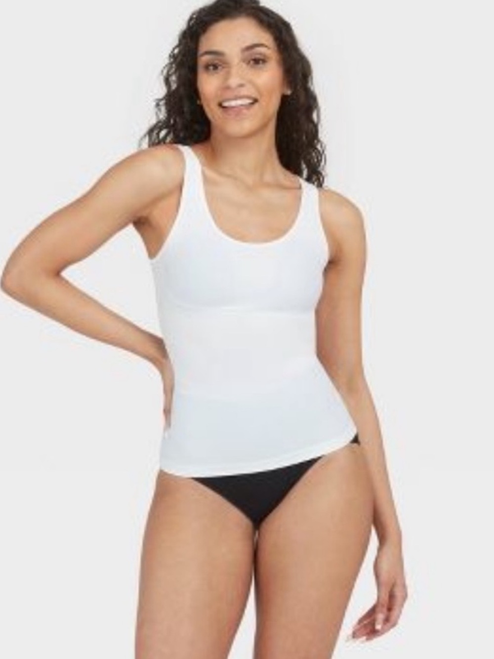New with tags Assets by SPANX light control tank top white Large